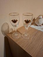 2 Bierglazen / Gouden Arend / Herzele, Enlèvement ou Envoi, Comme neuf, Verre à bière