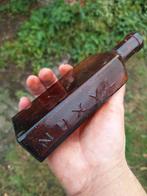 Oude geblazen medicinale fles "NUXYL" 1900-1920, Verzamelen, Ophalen of Verzenden