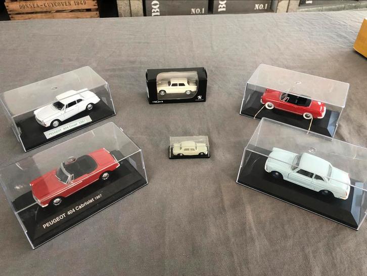 lot collection Peugeot 404 eligor norev quiralu, Hobby en Vrije tijd, Modelauto's | 1:43, Zo goed als nieuw, Norev, Ophalen