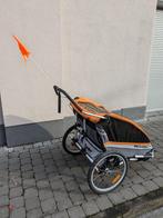 Fietskar / kinderwagen - 2 zitjes, Fietsen en Brommers, Fietsaccessoires | Aanhangwagens en Karren, Ophalen, Opvouwbaar, BX Trailer