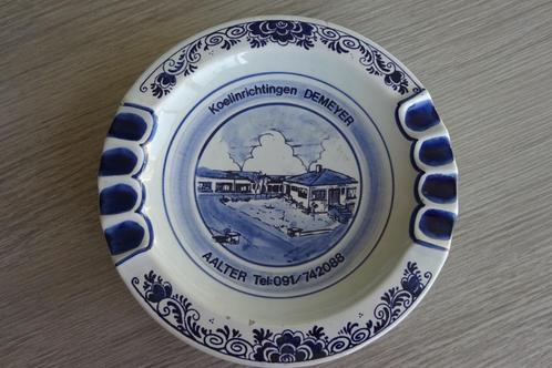 asbak cendrier Delfts Blauw koelinrichting Demeyer Aalter, Antiek en Kunst, Antiek | Keramiek en Aardewerk, Ophalen of Verzenden