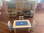 Playmobil keuken met eettafel en stoelen, Kinderen en Baby's, Speelgoed | Playmobil, Ophalen of Verzenden, Gebruikt, Los Playmobil