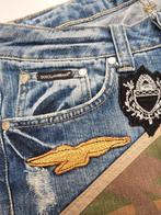 Dolce & Gabbana D&G Jeans – FRK Model DB.53 – Camo Patches –, Dolce & Gabbana, W28 - W29 (confection 36), Enlèvement ou Envoi