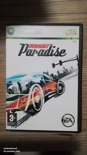 Burnout Paradise - Xbox 360 disponible aux enchères