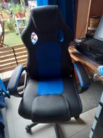 Bureaustoel, Huis en Inrichting, Bureaustoelen, Ophalen, Blauw, Zo goed als nieuw, Gaming bureaustoel