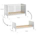 Petite Amélie meegroeibed, Ophalen, 70 tot 85 cm, 140 tot 160 cm, Zo goed als nieuw