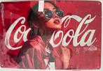 Reclamebord vintage Coca Cola - mancave poolhouse nieuw, Ophalen of Verzenden, Nieuw, Reclamebord