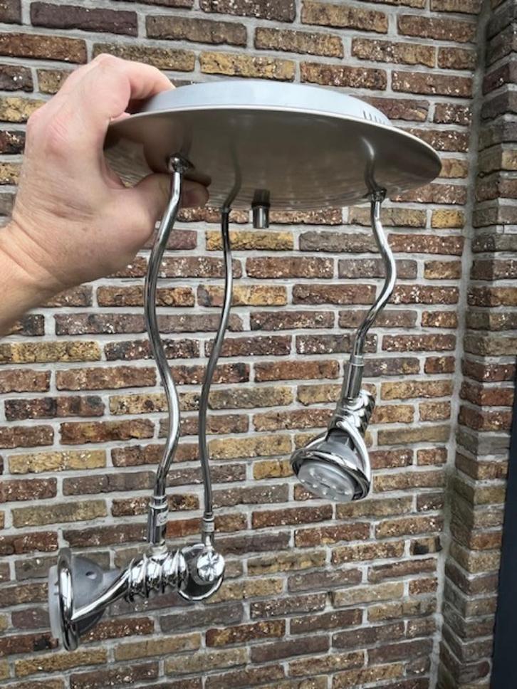 Plafondverlichting met 3 LED spots., Huis en Inrichting, Lampen | Plafondlampen, Zo goed als nieuw, Kunststof, Metaal, Ophalen