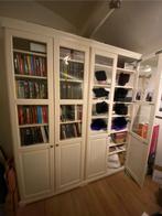 2 x Vitrinekast Ikea wit 212H x 90Bx 34D, Huis en Inrichting, Ophalen, Gebruikt, 200 cm of meer, 150 tot 200 cm