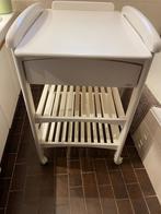 Witte houten commode van het merk Troll, Ophalen, Gebruikt, Tafel(s)