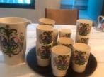 Villeroy en Boch vintage Kan en 11 bekers Septfontaines, Antiek en Kunst, Ophalen