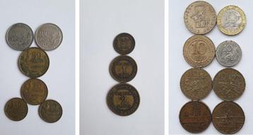 FRANKRIJK, lot van 17 munten beschikbaar voor biedingen