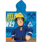 Brandweerman Sam Badponcho - Sneldrogend, Kinderen en Baby's, Kinderkleding | Kinder-zwemkleding, One size, Nieuw, Ophalen of Verzenden