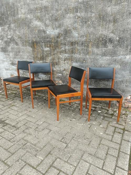 Vintage set van 4 stoelen Pieter de Bruyne voor V-Form, Antiek en Kunst, Antiek | Meubels | Stoelen en Sofa's, Ophalen of Verzenden