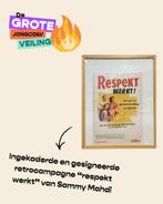 VEILING - Sammy Mahdi - Retrocampagne "Respekt Werkt", Verzamelen, Overige Verzamelen, Ophalen