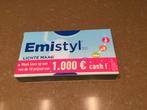 emistyl 12 eur /pakje betaald in apotheek (ongeopend )