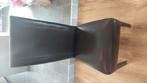 6 lederen eetkamer stoelen, Ophalen, Gebruikt, Bruin, Leer