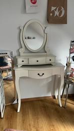 Witte kaptafel, Huis en Inrichting, Tafels | Kaptafels, Ophalen, Gebruikt, 50 tot 100 cm, 150 tot 200 cm