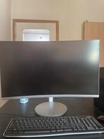 Curved samsung + acer desktop, Gaming, 3 tot 5 ms, 27 inch (68,6cm), VA