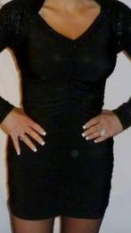 ROBE noir sexy élégante TU (M), Robe de cocktail, Comme neuf, Noir, Enlèvement ou Envoi
