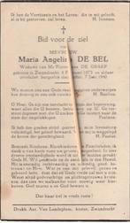 Victime de guerre 1940-1945, Envoi