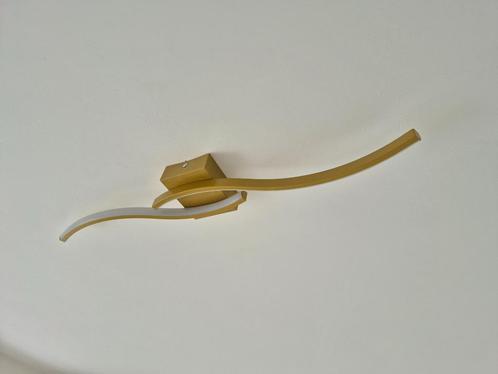 Wand/plafondlamp modern goudkleurig: NIEUW (eventueel 2 stuk, Huis en Inrichting, Lampen | Overige, Nieuw, Ophalen