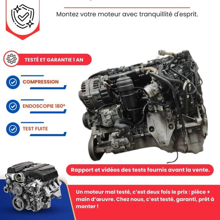 BMW-motor 530d f10 f11/730d f11/730d f01 f02 3.0d 245, Auto-onderdelen, Motor en Toebehoren, BMW, Ophalen of Verzenden