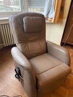 Fauteuil relax électrique en cuir – très confortable, Maison & Meubles, Fauteuils, Enlèvement, Comme neuf, Cuir