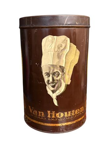Van Houten’s cacao blikken doos beschikbaar voor biedingen