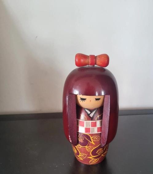 Lieve kokeshi van Miyashita Hajime (1940-2006), Antiek en Kunst, Kunst | Beelden en Houtsnijwerken, Verzenden