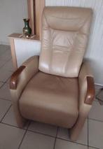 Lederen relax zetel elektrische bediening, Moins de 75 cm, Moins de 150 cm, Banc droit, Une personne