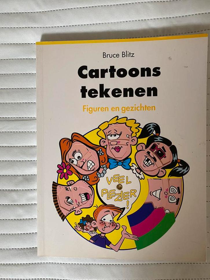 Cartoons Tekenen Figuren En Gezichten - Bruce Blitz, Hobby en Vrije tijd, Tekenen, Zo goed als nieuw, Ophalen