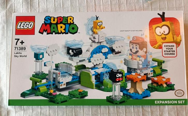 Super Mario Lego Lakitu Sky World uitbreiding, Kinderen en Baby's, Speelgoed | Duplo en Lego, Zo goed als nieuw, Lego, Complete set