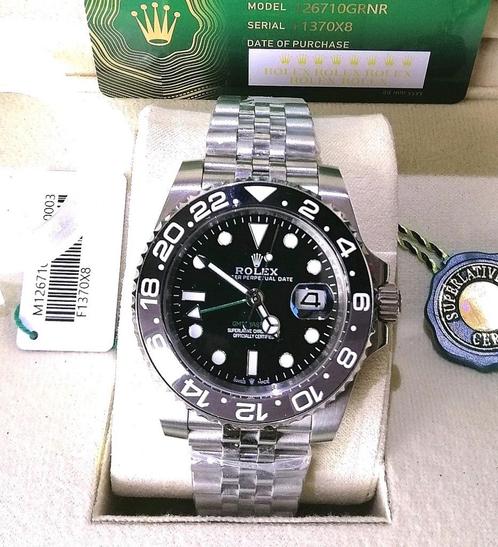 Rolex GMT Master 2 dans une boîte avec papiers ‼️, Bijoux, Sacs & Beauté, Montres | Hommes, Neuf, Montre-bracelet, Acier, Acier