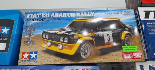 Tamiya Fiat 131 Abarth Rally, Hobby en Vrije tijd, Modelbouw | Radiografisch | Auto's, Nieuw, Auto offroad, Elektro, Schaal 1:10