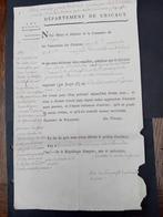 Oud document naar D'Engin 1737 lot 485B, Postzegels en Munten, Aandelen en Waardepapieren, Ophalen of Verzenden