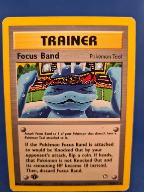 Focus Band 86/111 - Neo Genesis (1st edition), Hobby en Vrije tijd, Verzamelkaartspellen | Pokémon, Zo goed als nieuw, Verzenden