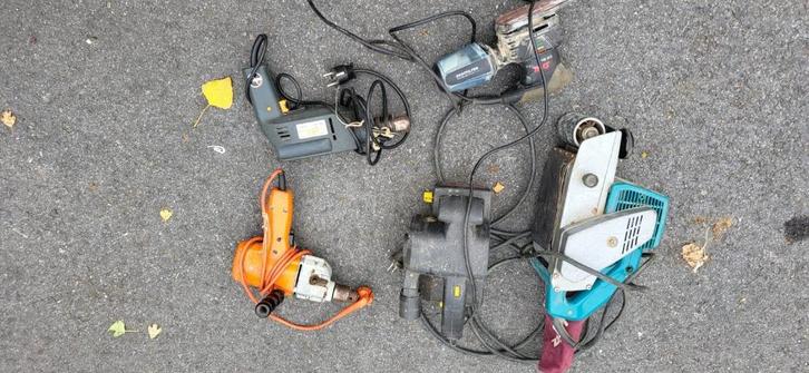 Grand lot d’outils-électroportatifs + manuels + accessoires, Boeken, Schoolboeken, Ophalen