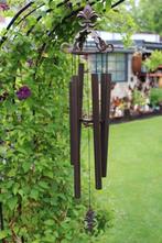 Bronzen windtuingong, fleur de LYS., Tuin en Terras, Tuinwanddecoratie, Ophalen, Nieuw
