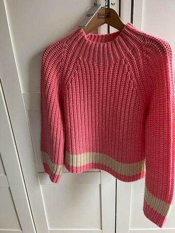 Essentiel Antwerp - wollenpull roze XS - new, Enlèvement ou Envoi, Taille 34 (XS) ou plus petite, Rose
