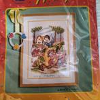Borduurpakket Geboortetegel sneeuwwitje, Hobby en Vrije tijd, Borduren en Borduurmachines, Ophalen of Verzenden, Zo goed als nieuw