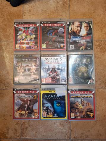 Set van 4 PS3-games met dozen en boekjes  beschikbaar voor biedingen