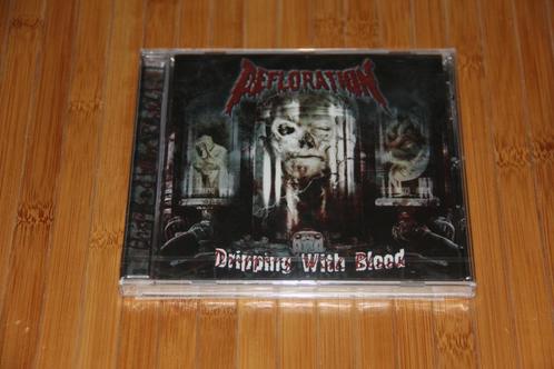 Defloration - Dripping With Blood (nieuw en verpakt), CD & DVD, CD | Hardrock & Metal, Neuf, dans son emballage, Enlèvement ou Envoi
