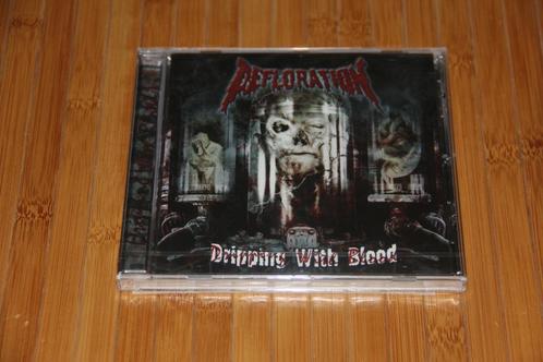 Defloration - Dripping With Blood (nieuw en verpakt), Cd's en Dvd's, Cd's | Hardrock en Metal, Nieuw in verpakking, Ophalen of Verzenden