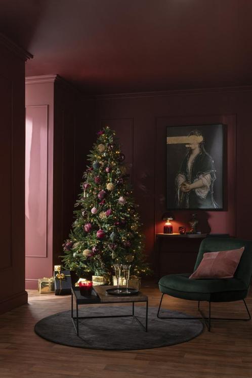 Tapijt Laagpollig Rond Handgemaakt Zwart - diam. 150 cm, Huis en Inrichting, Stoffering | Tapijten en Vloerkleden, Nieuw, 100 tot 150 cm