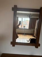 Rechthoekige spiegel in eik, Antiek en Kunst, Ophalen