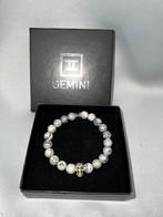 Gemini armband maat S - grijs met doodskop