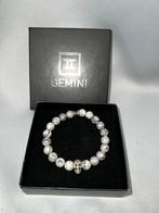 Gemini armband maat S - grijs met doodskop, Handtassen en Accessoires, Grijs, Ophalen of Verzenden, Zo goed als nieuw