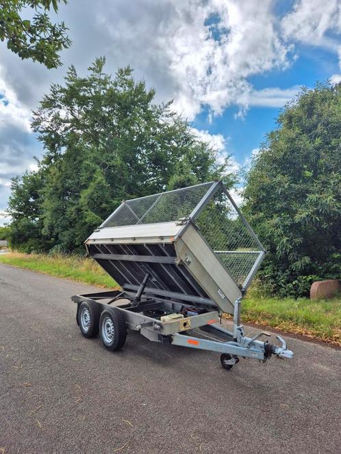 Saris elektrische 3 kanten kipper 2700kg, Auto diversen, Aanhangers en Bagagewagens, Zo goed als nieuw, Ophalen of Verzenden