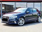 Audi A3 2.0 TFSI Limousine quattro S tronic sport, Auto's, Automaat, 4 cilinders, Blauw, Leder en Stof